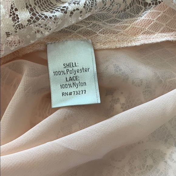 LC LAUREN CONRAD BALLET PINK LACE BLOUSE GU SZ XS - Picture 10 of 10